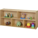 young Time 2-shelf Storage Unit - 2 Shelf(ves) - 21.50" Height x 48" Width x 12" Depth - Rounded Edge, Durable, Laminated, Easy to Clean, Rounded Corner - Baltic - Thermally Fused Laminate - 1 Each JNT7045YT