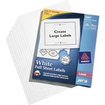 SKILCRAFT&reg; Self-Adhesive Labels - - HeightPermanent Adhesive - Rectangle - Laser - White - 1 / Box NSN3494463