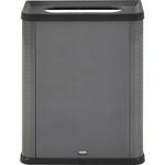 Rubbermaid Commercial Elevate Decorative Waste Can - 23 gal Capacity - Durable, Powder Coated, Smooth - 31.5" Height x 12.8" Width - Metal - Pearl Dark Gray - 1 Each RCP2136963