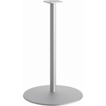 HON Between HBTTD42 Table Base - Round Base - Textured Silver - 1 Each HONHBTTD42