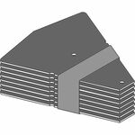HON Between HBTTCW Stabilizer Weight - Cast Aluminum - Black Mica - 1 Each HONHBTTCW