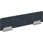 HON HUVDSAO1360 Privacy Screen - 58" Width x 13" Height - Silver Frame - Polyethylene Terephthalate (PET) - Dark Gray - 1 Each HONVDS1360Y4PR6