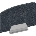 HON HUVDSSE1324 Privacy Screen - 23.3" Width x 13" Height - Silver Frame - Polyethylene Terephthalate (PET) - Dark Gray - 1 Each HONVSS1324Y4PR6