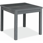 HON H80192 Corner Table - Square Top - 20" Height x 24" Width x 24" Depth - Sterling Ash - 1 Each HON80192LS1
