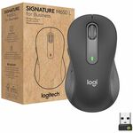 Logitech Signature M650 Mouse - Wireless - 33 ft - Bluetooth/Radio Frequency - Graphite - USB - 4000 dpi - Scroll Wheel - 5 Button(s) - Medium Hand/Palm Size - Right-handed - 1 x AA Battery Supported - 2 Year Battery Run Time - 1 Each LOG910006272