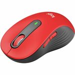 Logitech Signature M650 L (Red) - Optical - Wireless - Bluetooth/Radio Frequency - Red - USB - 2000 dpi - Scroll Wheel - 5 Button(s) - 5 Programmable Button(s) - Large Hand/Palm Size LOG910006358