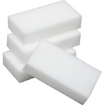 SKILCRAFT&reg; All-purpose Cleaning Pad - Rectangle - 1" Height x 2.30" Width4.60" Length - Multi Surface, Multipurpose - Stain Remover, Dirt Remover, Scuff Mark Remover - White - 4 / Pack NSN6672781