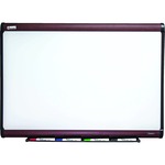 SKILCRAFT&reg; Magnetic Porcelain Dry-erase Board - 24" (2 ft) Width x 18" (1.5 ft) Height - White Porcelain Enameled Steel Surface - Aluminum Anodized Satin Aluminum Frame - Rectangle - Horizontal/Vertical - Magnetic - 1 Each NSN5550292