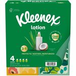 Kleenex Soothing Lotion Tissues - 3 Ply - WhiteBox - 60/Box - 8 / Carton KCC54289CT