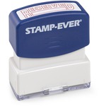 Trodat Pre-inked RECEIVED Stamp - Text Stamp - RECEIVED - 1.69" Impression Width x 0.56" Impression Length - 50000 Impression(s) - Red - 1 Each - TAA Compliant TDT5962