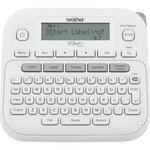 P-touch P-touch PT-D220 Home/Office Everyday Label Maker - Thermal Transfer - 0.79 in/s Mono - 14 Fonts - 180 dpi - Tape - 0.14" , 0.24" , 0.35" , 0.47" - Battery, Power Adapter - 6 Batteries Supported - AAA - White, Gray - Desktop, Handheld - QWERTY, Man BRTPTD220