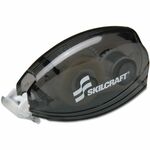 SKILCRAFT&reg; Permanent Adhesive Film - 10.92 yd Length x 0.33" Width - Black - Film - Dispenser Included - For Photo, Paper - 1 Each NSN5964255