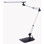 Bostitch Dual Swing Arm Desk Lamp, Black - 5.30 W LED Bulb - Adjustable, Color Temperature Setting, Dimmable, Adjustable Brightness, Rotating Base, Adjustable Head, Foldable, Flicker-free, Glare-free Light, Touch Sensitive Control Panel - 580 lm Lumens -  BOSVLED1509