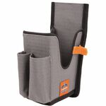 Ergodyne Squids Carrying Case Rugged (Holster) Bar Code Scanner - Gray - Drop Resistant, Abrasion Resistant, Damage Resistant - Polyester Body - Holster, Belt Loop, Belt Clip - 7.3" Height x 2.8" Width x 3.5" Depth - Small Size - 1 Each EGO19180
