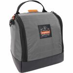 Ergodyne Arsenal Carrying Case (Pouch) Accessories - Gray, Light Gray - Water Resistant Bottom - 420D Nylon, Polyester Body - Belt Loop, Carrying Strap, Shoulder Strap, Clip, D-ring, Handle - 9.5" Height x 5.5" Width x 9.5" Depth EGO13185