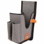 Ergodyne Squids Carrying Case Rugged (Holster) Bar Code Scanner - Gray - Drop Resistant, Abrasion Resistant, Damage Resistant - Polyester Body - Holster, Belt Loop, Belt Clip - 8" Height x 3.3" Width x 3.5" Depth - Large Size - 1 Each EGO19181