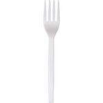 WNA 7" Plant Starch Forks - Fork - Breakroom - Beige - 50 / Pack WNAEPS002