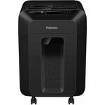 Fellowes AutoMax 100MA Auto Feed Shredder - Continuous Shredder - Micro Cut - 10 Per Pass - for shredding Credit Card, Paper, Paper Clip, Staples - P-4 - 10 Minute Run Time - 4.50 gal Wastebin Capacity - Black FEL4704001