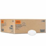 World Centric Compostable Clear Straw Lids - Plant Sugar, Polylactic Acid (PLA) - Clear - 1000 / Carton WORCPLCS12