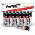Energizer Max AA Alkaline Battery 4-Packs - For Multipurpose, Digital Camera, Toy - AA - 4/Pack - 6 / Box EVEE91BX