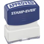 Trodat Pre-inked APPROVED Message Stamp - Message Stamp - APPROVED - 0.56" Impression Width x 1.69" Impression Length - Blue - 1 Each TDT5941