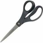 Fiskars The Performance Scissors - 8" Blade Length - Stainless Steel - Straight Tip - Gray - 1 Each FSK1067262