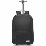 Solo Bleecker Carrying Case (Rolling Backpack) for 15.6" Notebook - Black - Bacterial Resistant, Water Resistant - rPET Polyester Body - Shoulder Strap, Telescoping Handle - 19" Height x 12.5" Width x 8" Depth - 7.66 gal Volume Capacity - 1 Each USLUBN7864