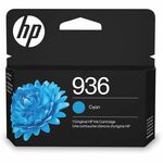 HP 936 Original Inkjet Ink Cartridge - Cyan - 1 Each HEW4S6U9LN