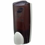 Dial Professional Liter Dispenser - Manual - 1.29 quart Capacity - Adjustable, Locking Mechanism, Vandal Resistant, Push Button, Easy to Use - Smoke DIA03922