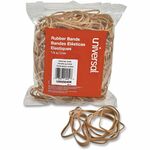 Universal Standard Rubber Bands - Size: #54, Assorted - Elastic - Rubber - Beige - 1 Pack UNV00454