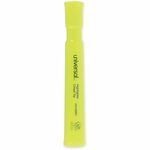 Universal Highlighter - Fluorescent Yellow Ink - Yellow Barrel - 12 / Dozen UNV08861