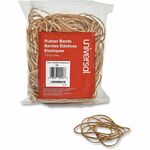 Universal Standard Rubber Bands - Size: #16 - 2.5" Length x 0.1" Width - Elastic - Rubber - Beige - 475 / Pack UNV00416