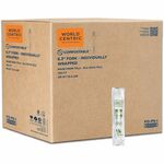 World Centric TPLA Wrapped Cutlery - Fork - Fork - Dishwasher Safe - Talc-filled Polylactic Acid (TPLA) - Light Beige - 750 / Carton WORFOPSI