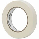 Universal General-Purpose Masking Tape, 3" Core, 24 mm x 54.8 m, Beige, 3/Pack - 59.93 yd Length x 0.94" Width x 5.5 mil Thickness - 3" Core - Beige - Natural Rubber - Crepe Paper Backing - 3 / Pack UNV51301
