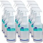 Diversey Empty Spray Bottle for Cleaner - Suitable For Restroom, Floor - Easy to Use, Labeled - Clear - 12 / Carton DVOD03905CT