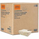 No Tree 46oz Paper Folded Takeout Containers - Food Storage, Food, Commercial - Natural - Paper, Bamboo Body - 50/Pack - 6 / Carton WORTONT8