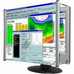 Kantek MAXVIEW LCD Monitor Magnifier - Overall Size 13.8" Height x 24.1" Width - Acrylic Lens - 1 Each KTKMAG27WL