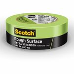 Scotch Rough Surface Painter's Tape 2060-36AP, 1.41 in x 60.1 yd - 60.10 yd Length x 1.41" Width - Green - Damage Resistant - For Rough Surface, Brick, Concrete, Stucco, Painting, Holding, Industrial, Carpet, Unfinished Wood, Vinyl - 1 Roll MMM206036AP