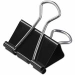 Universal Binder Clip Value Pack, Mini, Black/Silver, 36/Box - Mini - 0.6" Width - 0.25" Size Capacity - Black, Silver - Metal, Steel Wire - 36 / Pack UNV10199VP3