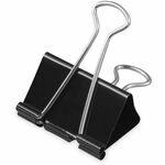 Universal Binder Clip Zip-Seal Bag Value Pack, Mini, Black/Silver, 144/Pack - Mini - 0.6" Width - 0.25" Size Capacity - Black, Silver - Metal, Steel Wire - 144 / Pack UNV10199VP