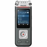 Philips VoiceTracer Audio Recorder - [Built-in] Microphone, Speaker - Omni-directional Microphone - 8 GB Flash Memory - microSD Supported - MP3, WAV, WMA - Stereo - 2147 Hour Recording - USB - Headphone - Portable PSPDVT6115