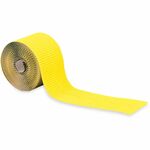 Pacon&reg; Bordette Decorative Borders - Skill Learning: Decoration - Pre-scalloped Shape - Fade Resistant, Sturdy, Recyclable, Corrugated - 2.25" Width x 600" Length - Canary - 1 Roll DIXP0037086