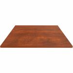 Lorell Hospitality/Conference Tabletop - Square - 42" Width x 1" Thickness x 42" Length - Band Edge - Cherry Table Top - For Reception Area, Conference Table, Breakroom, Lobby, Meeting, Office - 1 Each LLR87325