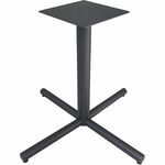 Lorell Hospitality/Conference X-Base - 28.5" Height x 35.5" Width x 35.5" Depth - Sturdy - For Reception Area, Breakroom, Lobby, Meeting, Office, Conference Table - 1 Each LLR61641