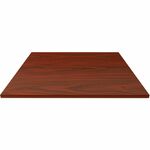 Lorell Hospitality/Conference Tabletop - Square - 42" Width x 1" Thickness x 42" Length - Band Edge - Mahogany Table Top - For Reception Area, Conference Table, Breakroom, Lobby, Meeting, Office - 1 Each LLR87244