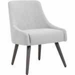 Boss Boyle Guest Chair - Foam Seat Material - 5-star Base - Wood, Gray, Black - Poly Linen, Metal - 1 Each BOP579GY