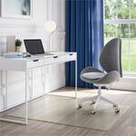 Deflecto OceanMat Chair Mat for Hard Floor - Hard Floor, Wood Floor, Tile Floor, Laminate Floor, Chair - 48" Width x 36" Depth - Rectangular - Plastic, Polyethylene Terephthalate (PET) - Clear - 1 Each DEFCM2G142OCB