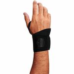 Ergodyne ProFlex 425 Neoprene Wrist Wrap Support - Black - Neoprene - 1 EGO72106