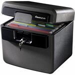 Sentry Safe HD4100 Fire/Water Safe - 0.65 ft³ - Key Lock - Water Resistant, Fire Resistant - for Document, Passport, Jewellery, Digital Media, Tablet PC, Cell Phone, External Hard Drive, Memory Card, USB Drive, CD, DVD - Internal Size 11.50" Height x 12" 
