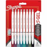 Sharpie S-Gel Pens - 0.7 mm Pen Point - Assorted Ink - Gel-based - 8 / Pack SAN2208551